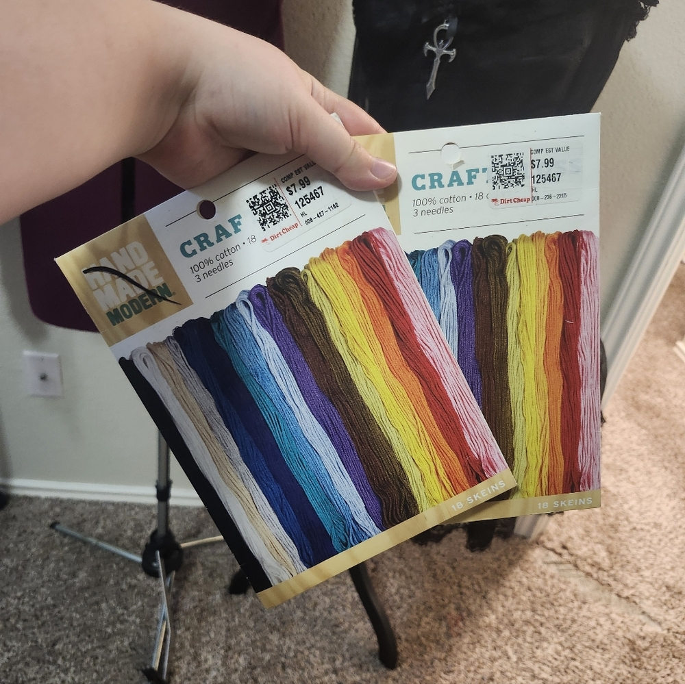 Craft Multicolor Embroidery Floss Set